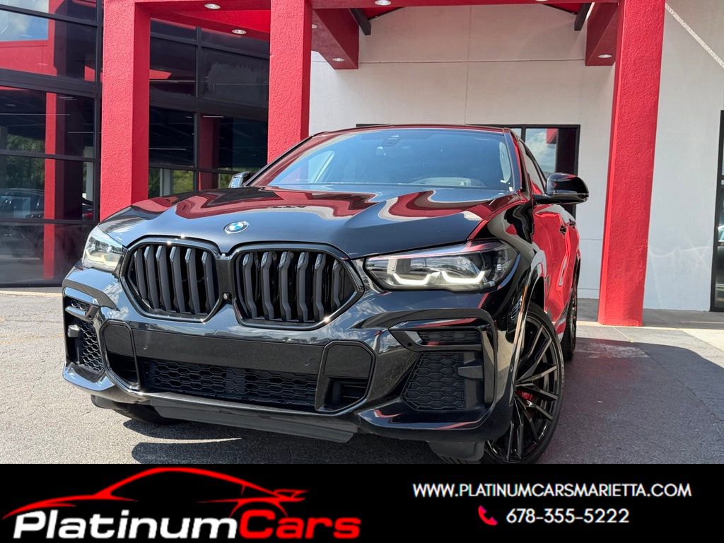 Black Sapphire Metallic 2022 BMW X6 SUV / Crossover All-Wheel Drive 8-Speed Automatic