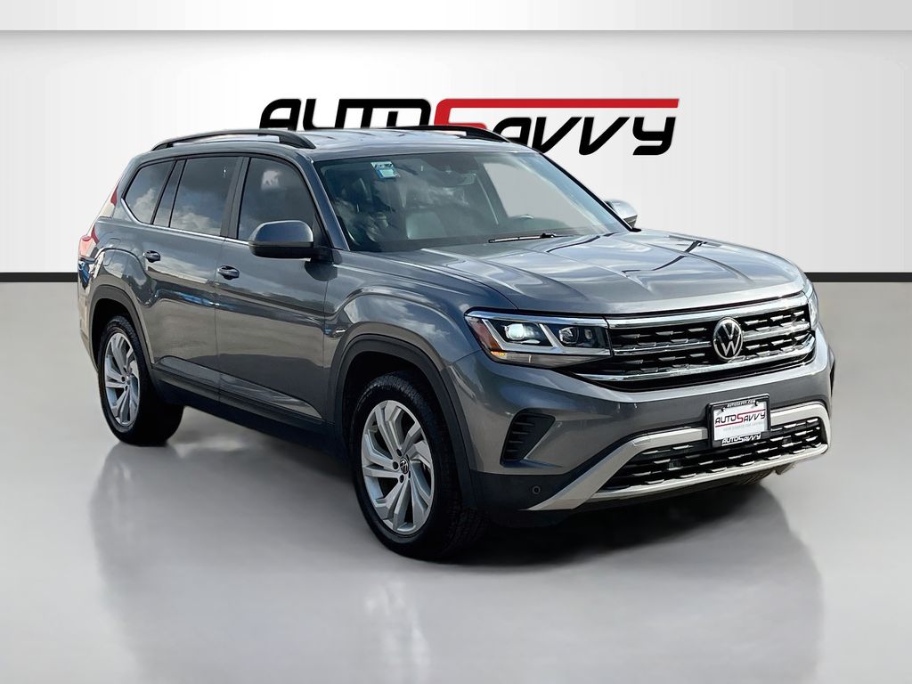 2021 Volkswagen Atlas 3.6L V6 SE w/Technology Gray at Bravo Nissan