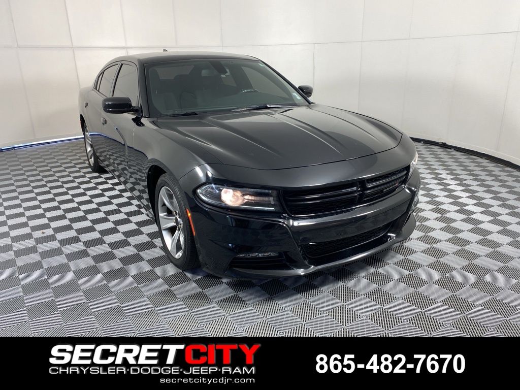 Pitch Black Clearcoat 2018 Dodge Charger SXT Plus RWD Sedan Rear-Wheel Drive 8-Speed Automatic