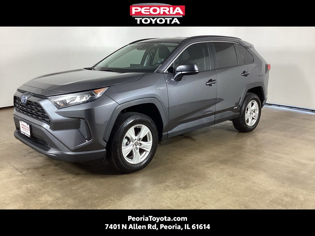 Magnetic Gray Metallic 2021 Toyota RAV4 Hybrid SUV / Crossover All-Wheel Drive Continuously Variable Transmission