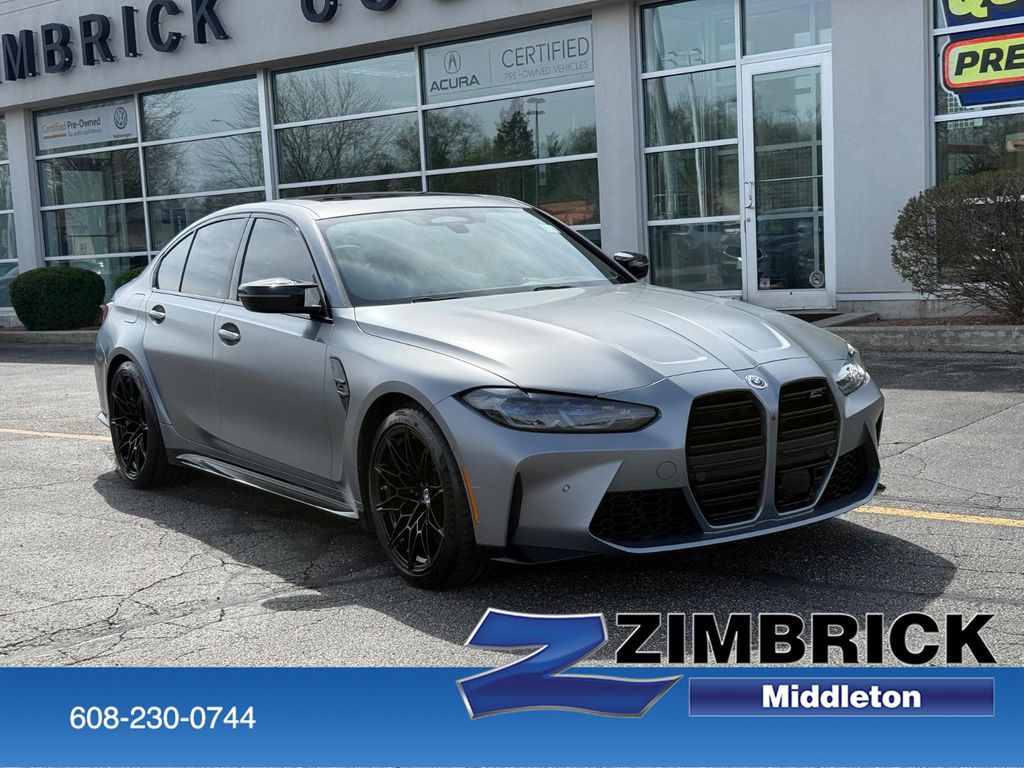 Ind Frozen Pure Gray II Metallic 2023 BMW M3 Competition xDrive AWD Sedan All-Wheel Drive 8-Speed Automatic