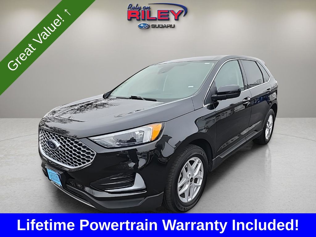 Agate Black Metallic 2023 Ford Edge SUV / Crossover All-Wheel Drive 8-Speed Automatic