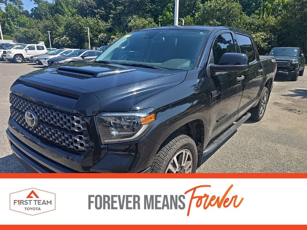 Midnight Black Metallic 2020 Toyota Tundra Pickup Truck Four-Wheel Drive 6-Speed Automatic