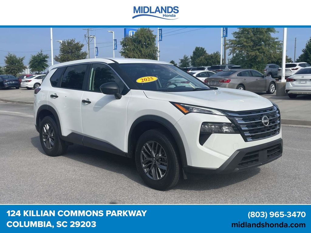 Glacier White 2025 Nissan Rogue SUV / Crossover All-Wheel Drive Continuously Variable Transmission