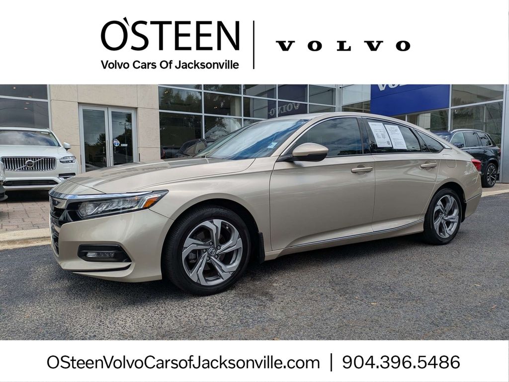 Gold 2019 Honda Accord Sedan Front-Wheel Drive Continuously Variable Transmission
