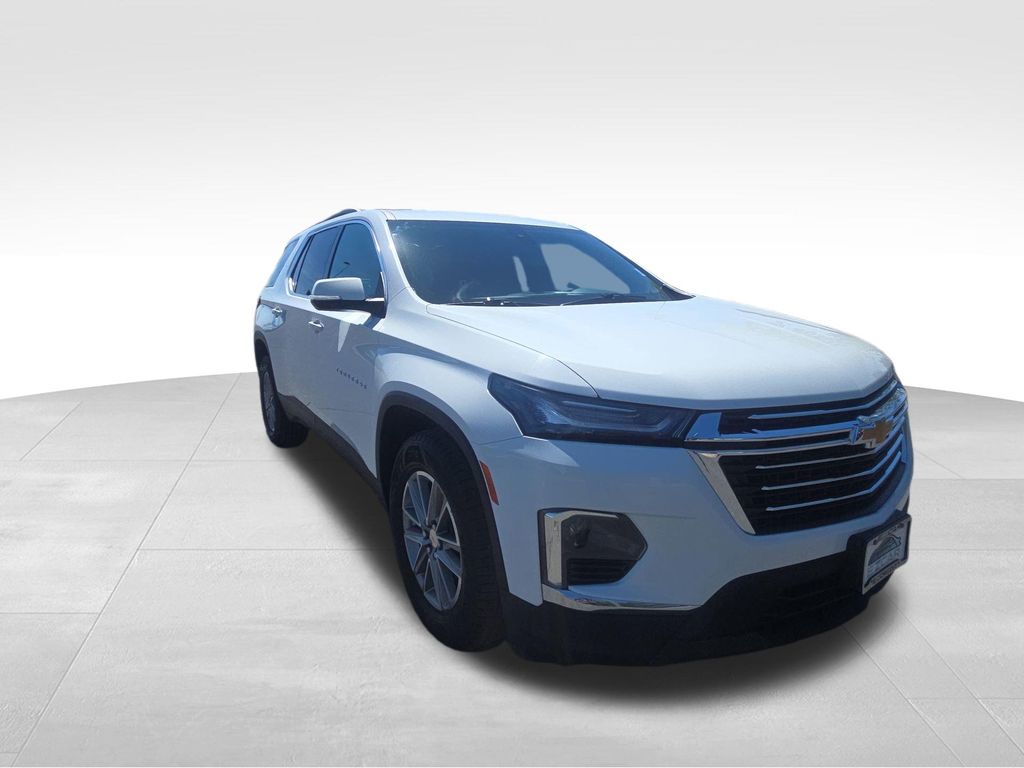 White 2023 Chevrolet Traverse SUV / Crossover Four-Wheel Drive 9-Speed Automatic