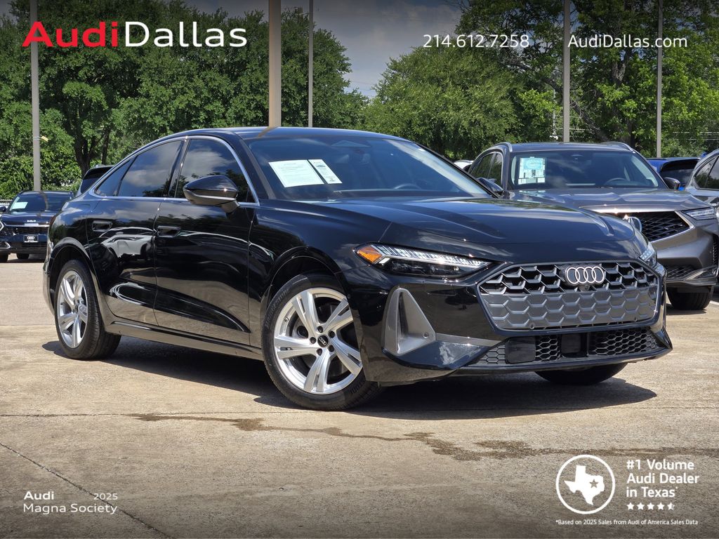 Mythos Black Metallic 2025 Audi A5 quattro Premium Plus Sedan Sedan All-Wheel Drive 7-Speed Automatic