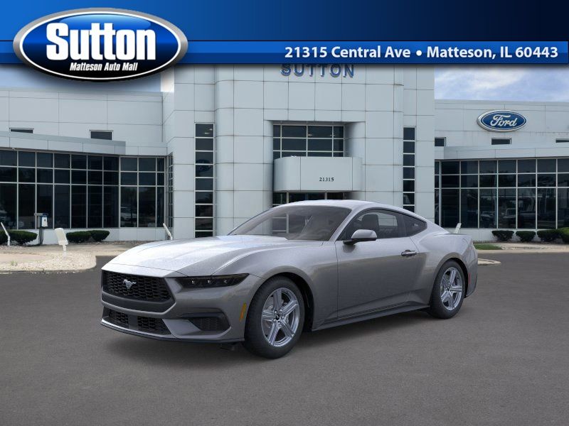 Gray Metallic 2026 Ford Mustang EcoBoost Fastback RWD Coupe Rear-Wheel Drive Automatic