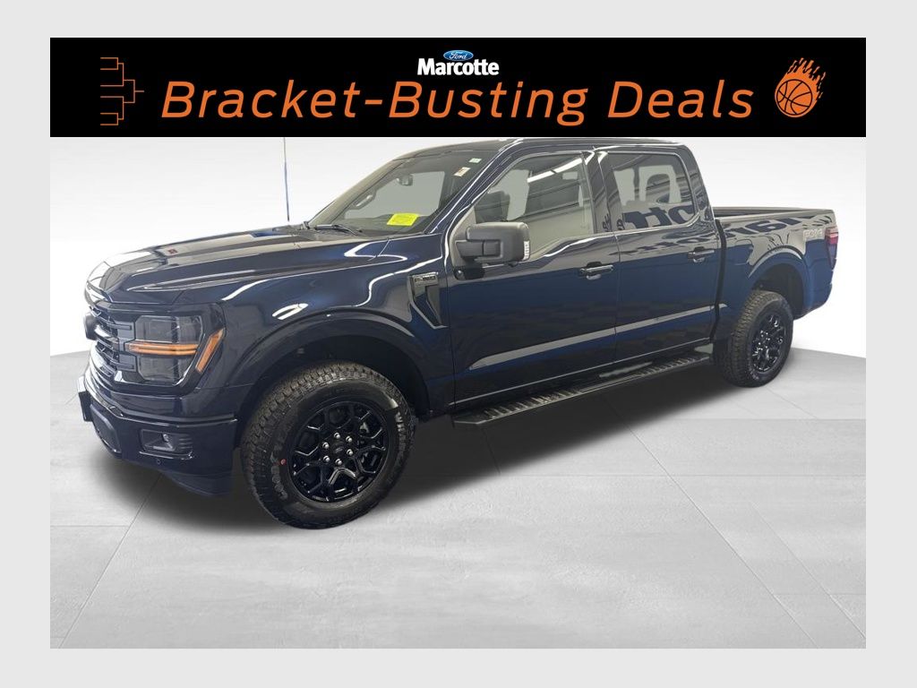 Antimatter Blue Metallic 2026 Ford F-150 XLT SuperCrew 4WD Pickup Truck Four-Wheel Drive Automatic