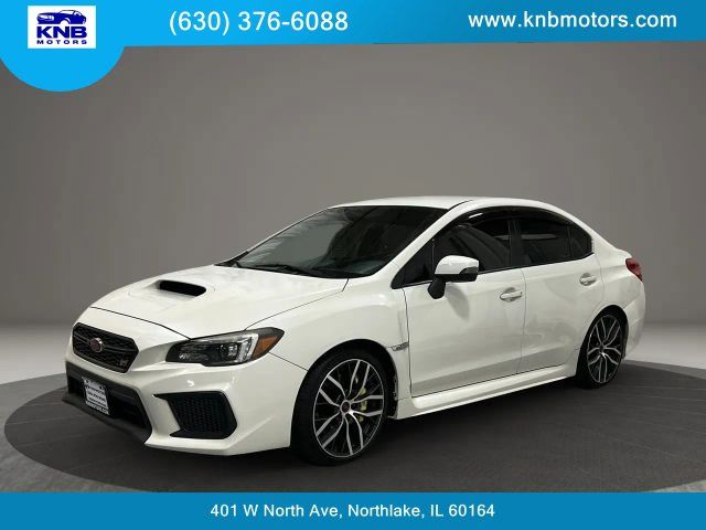 Crystal White Pearl 2018 Subaru WRX STI AWD Sedan All-Wheel Drive 6-Speed Manual