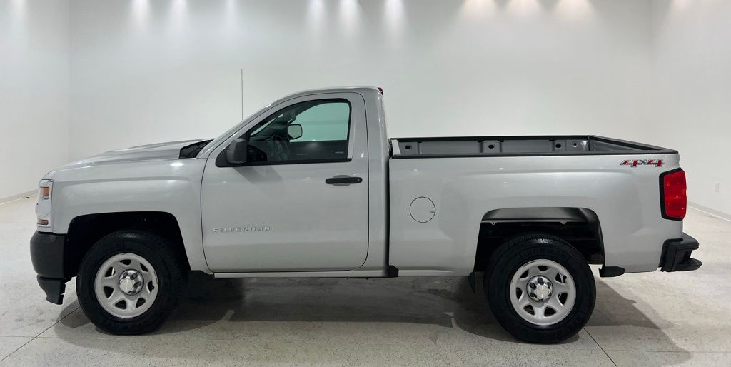 Silver Ice Metallic 2016 Chevrolet Silverado 1500 LS 4WD Pickup Truck Four-Wheel Drive 6-Speed Automatic Overdrive