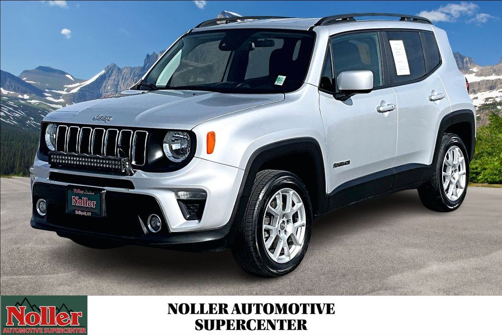 Glacier Metallic Clearcoat 2021 Jeep Renegade SUV / Crossover Four-Wheel Drive 9-Speed Automatic