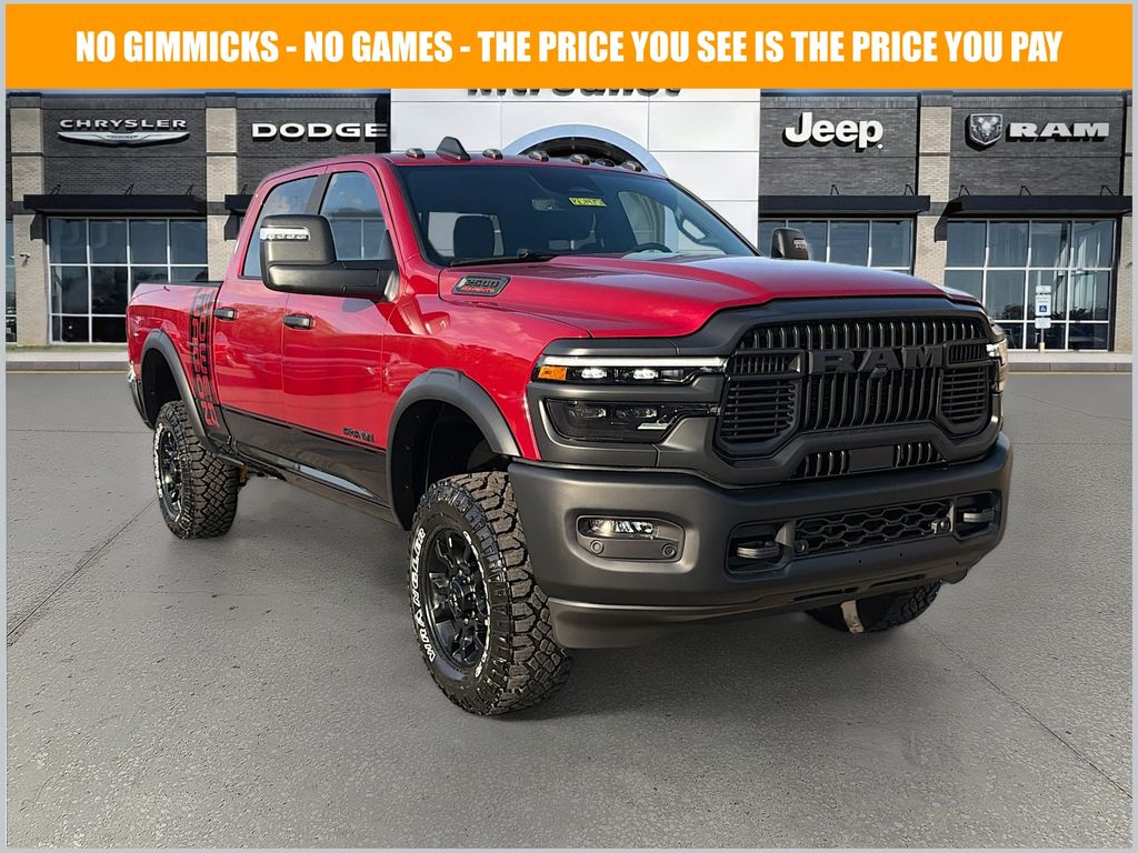 Molten Red Pearlcoat 2026 RAM 2500 Power Wagon Crew Cab 4WD Pickup Truck Four-Wheel Drive 8-Speed Automatic