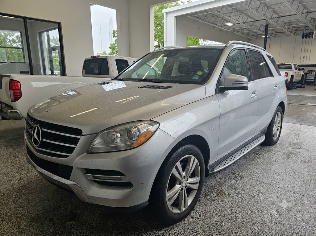 Silver 2012 Mercedes-Benz M-Class SUV / Crossover All-Wheel Drive 7-Speed Automatic