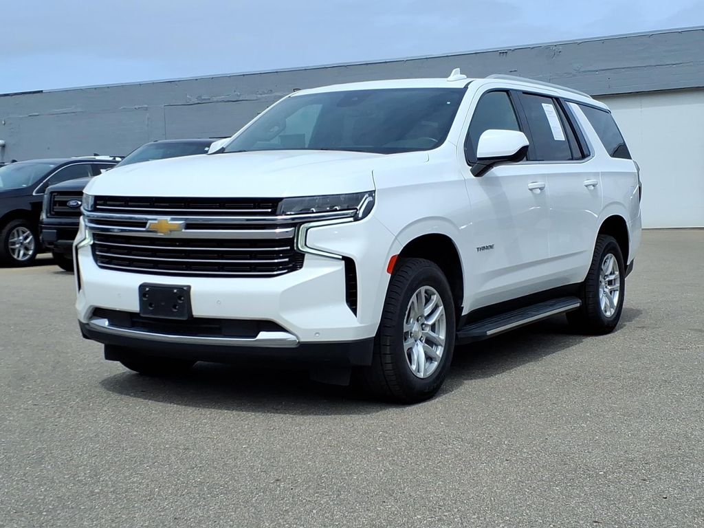 Summit White 2023 Chevrolet Tahoe LT RWD SUV / Crossover 4X2 Automatic