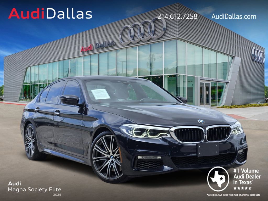Carbon Black Metallic 2018 BMW 5 Series 540i Sedan RWD Sedan Rear-Wheel Drive 8-Speed Automatic