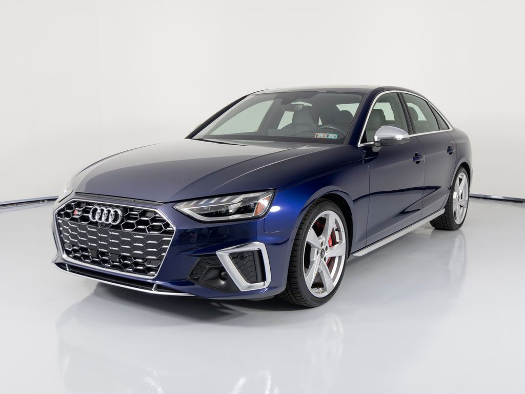 Navarra Blue Metallic 2023 Audi S4 3.0T quattro Prestige AWD Sedan All-Wheel Drive 8-Speed Automatic