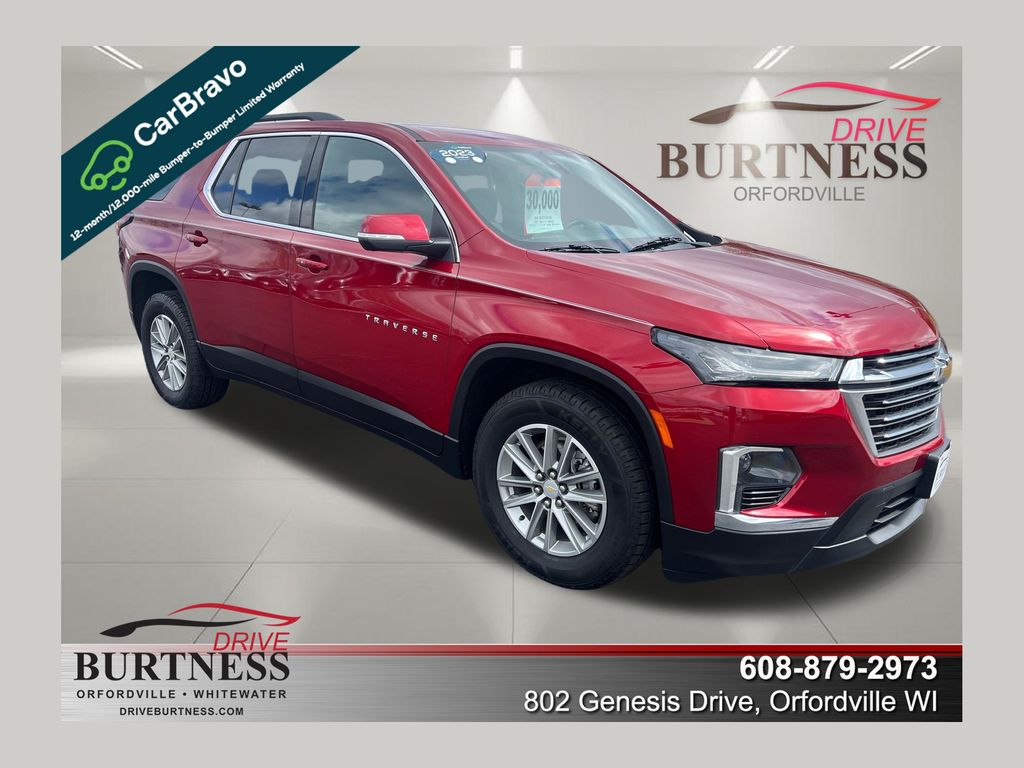 Radiant Red Tintcoat 2023 Chevrolet Traverse LT Cloth AWD SUV / Crossover Four-Wheel Drive 9-Speed Automatic