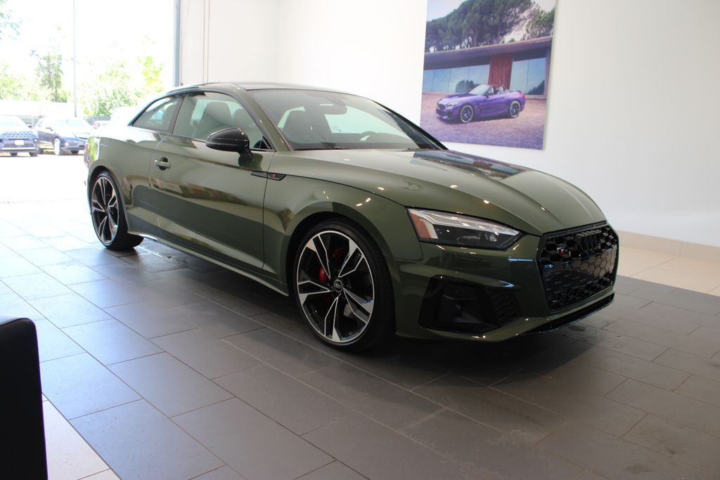 District Green Metallic 2023 Audi S5 Coupe All-Wheel Drive 8-Speed Automatic