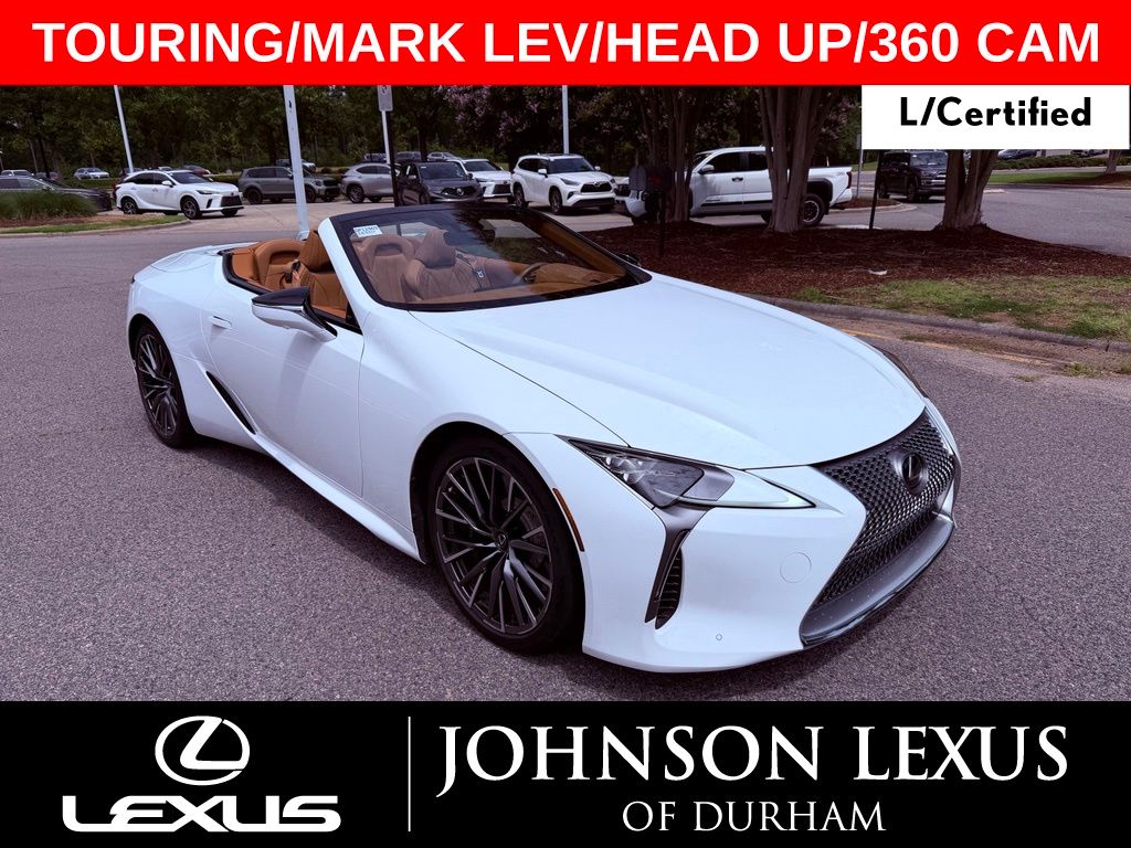 Ultra White 2024 Lexus LC Convertible Rear-Wheel Drive Automatic