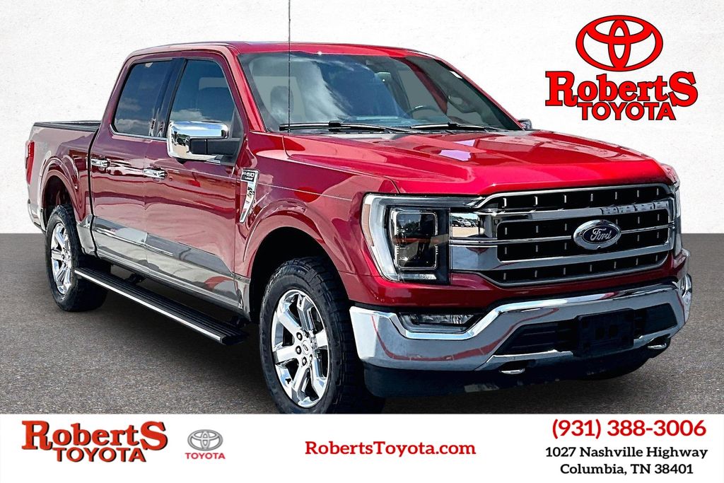 Rapid Red Metallic Tinted Clearcoat 2021 Ford F-150 Pickup Truck Four-Wheel Drive Automatic