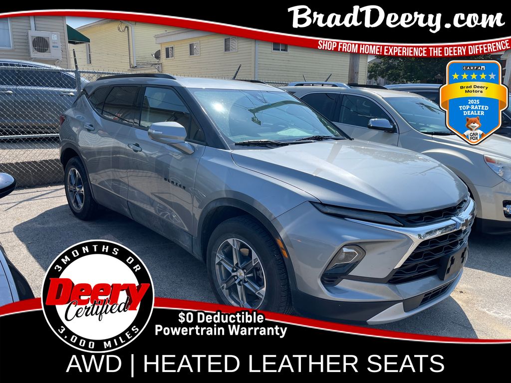 Sterling Gray Metallic 2024 Chevrolet Blazer SUV / Crossover All-Wheel Drive 9-Speed Automatic Overdrive