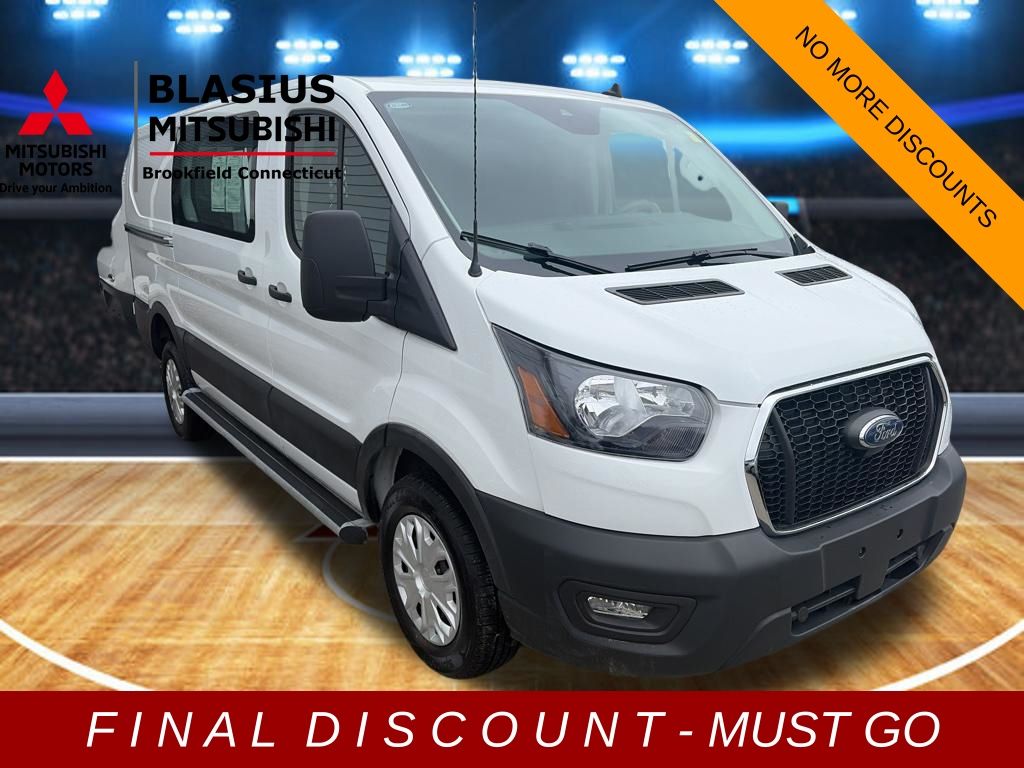 Oxford White 2024 Ford Transit Cargo 250 Low Roof LB RWD Van Rear-Wheel Drive