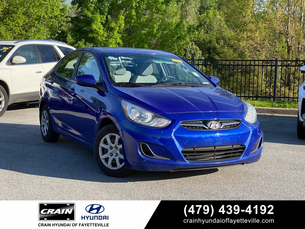 Marathon Blue 2012 Hyundai Accent GLS Sedan FWD Sedan Front-Wheel Drive 6-Speed Automatic Overdrive