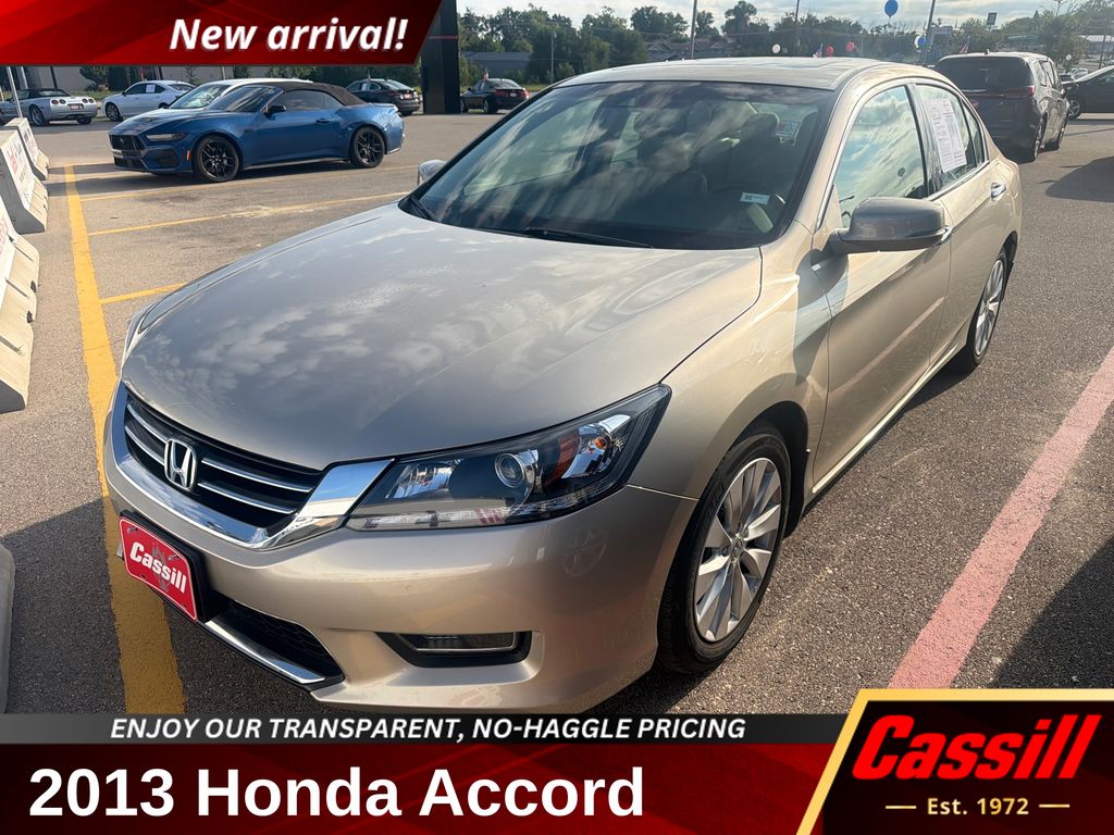 Gold 2013 Honda Accord Sedan Front-Wheel Drive 6-Speed Automatic