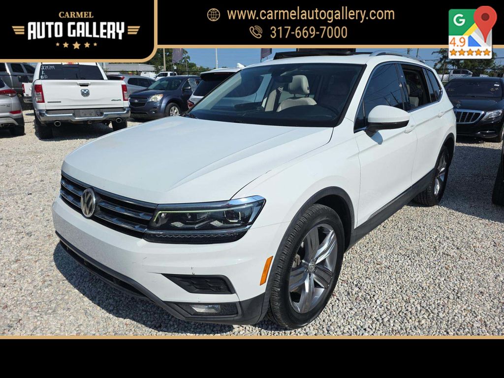 Pure White 2018 Volkswagen Tiguan SUV / Crossover Front-Wheel Drive 8-Speed Automatic