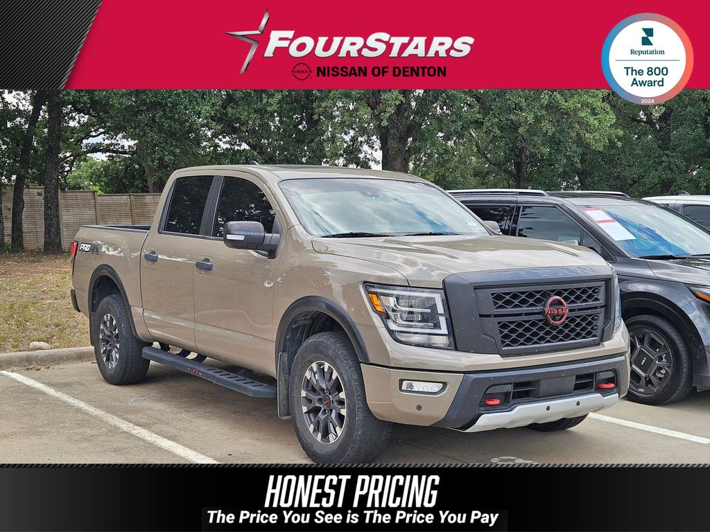 Baja Storm 2024 Nissan Titan PRO-4X Crew Cab 4WD Pickup Truck Four-Wheel Drive 9-Speed Automatic
