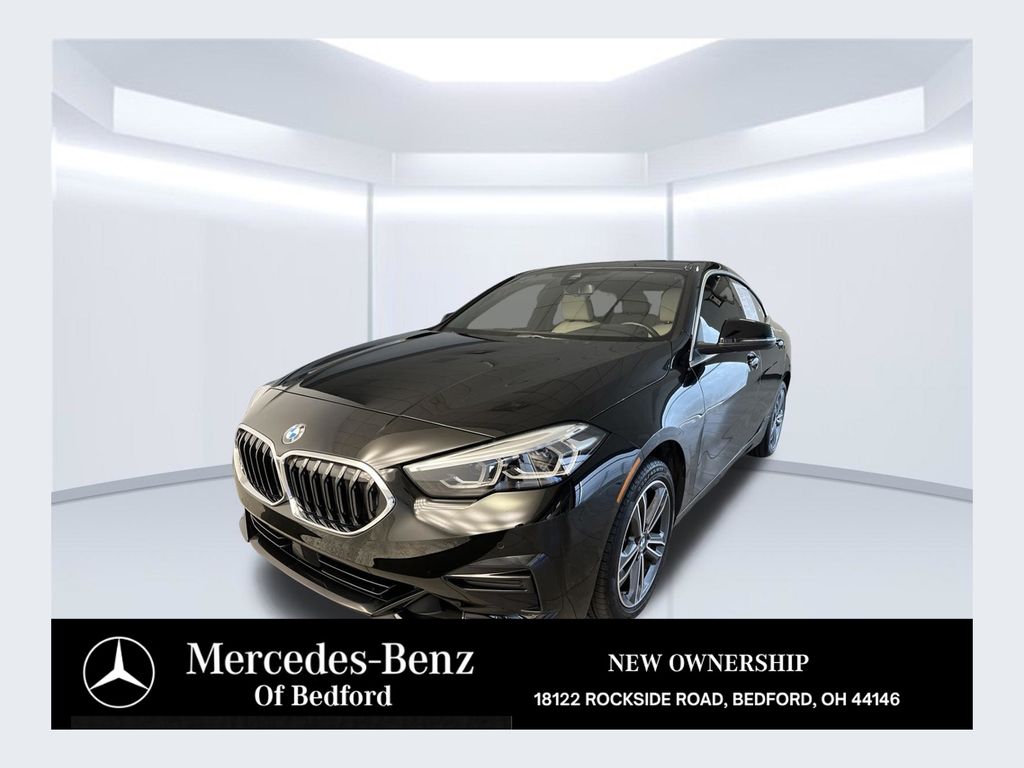 Jet Black 2022 BMW 2 Series Sedan All-Wheel Drive 8-Speed Automatic