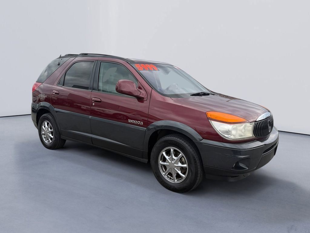 Medium Red Metallic 2002 Buick Rendezvous CXL AWD SUV / Crossover All-Wheel Drive 4-Speed Automatic