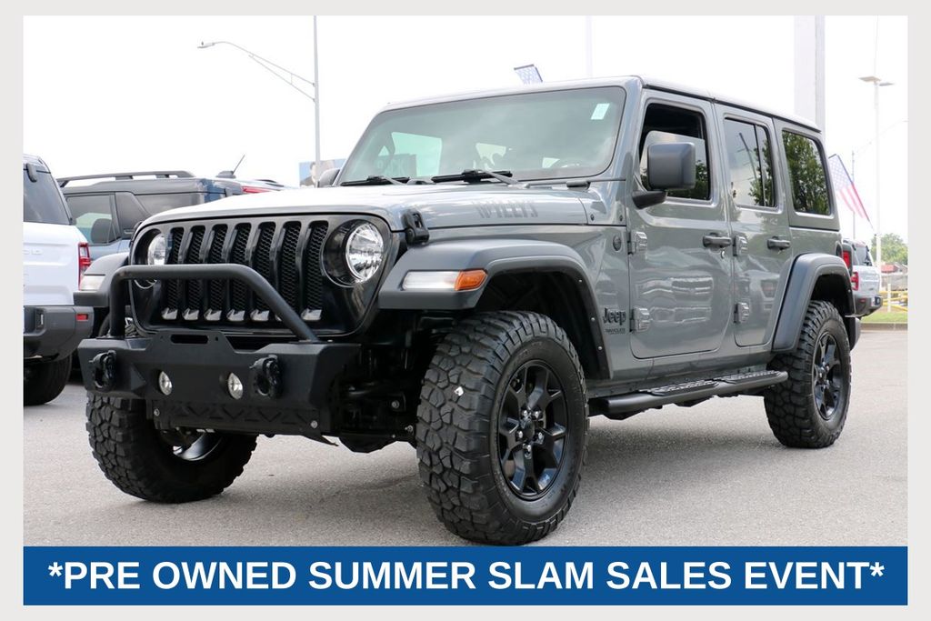 Sting-Gray Clearcoat 2021 Jeep Wrangler SUV / Crossover Four-Wheel Drive 8-Speed Automatic
