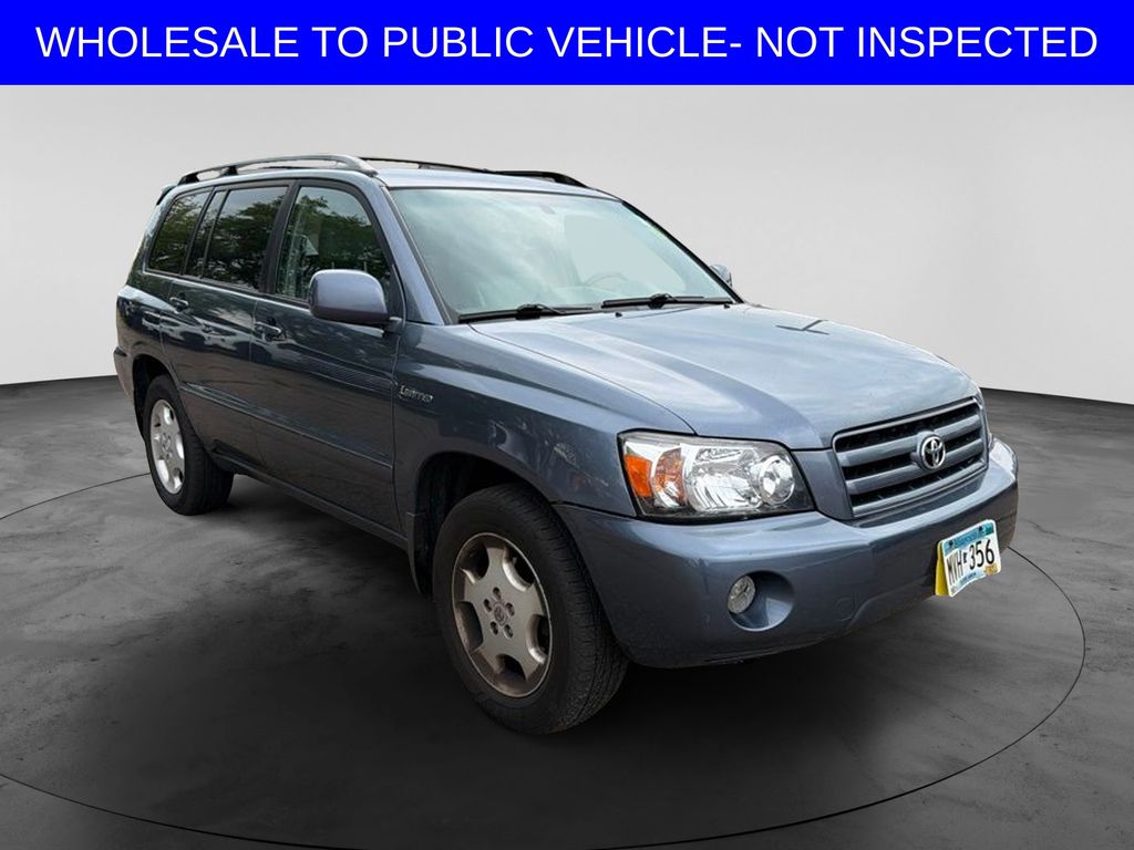 Blue 2005 Toyota Highlander SUV / Crossover All-Wheel Drive 5-Speed Automatic Overdrive