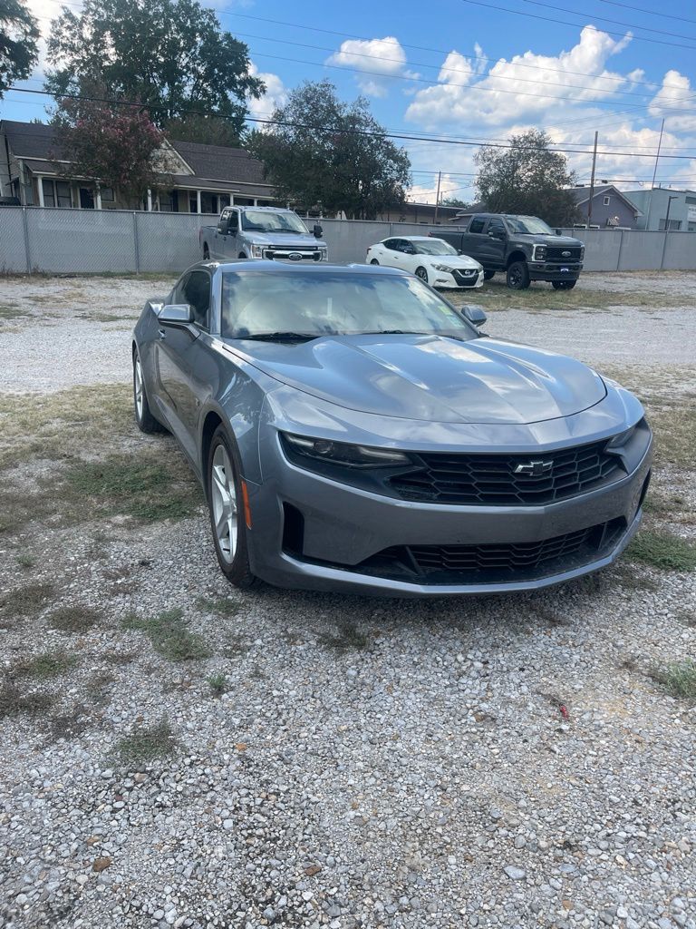 Gray (Satin Steel Metallic) 2020 Chevrolet Camaro Coupe Rear-Wheel Drive Automatic