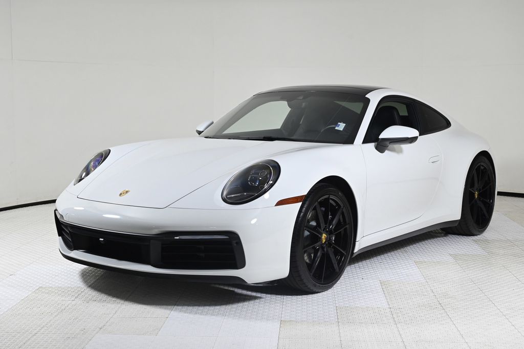 2021 Porsche 911 Carrera Coupe RWD Blanco Coupé Tracción trasera 8 velocidades Doble cloch