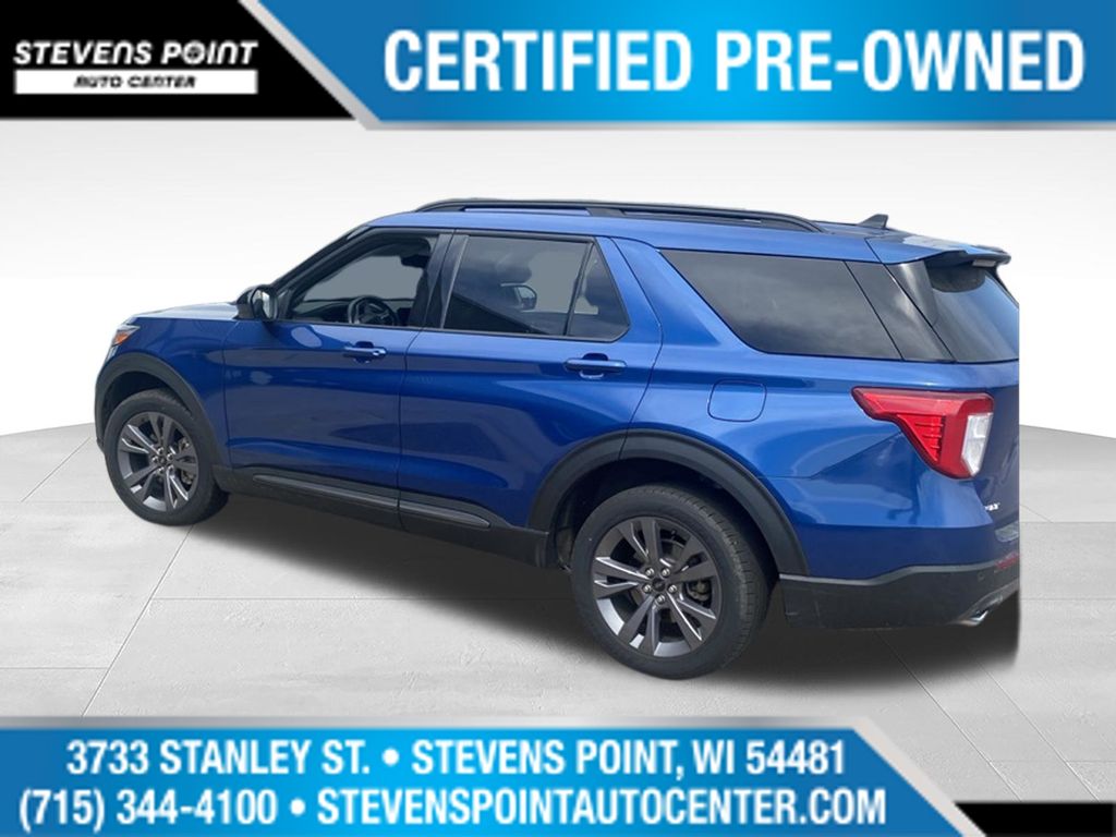 Atlas Blue Metallic 2023 Ford Explorer SUV / Crossover All-Wheel Drive Automatic