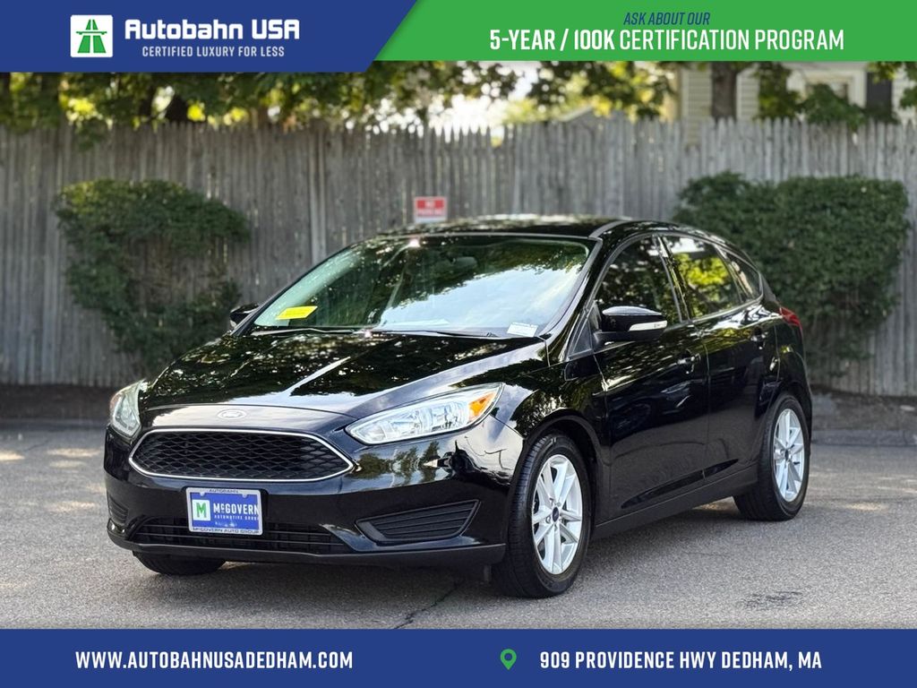 Shadow Black 2016 Ford Focus Hatchback Front-Wheel Drive Automatic