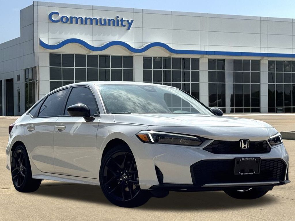 2026 Honda Civic Hybrid Sport White at Community Honda