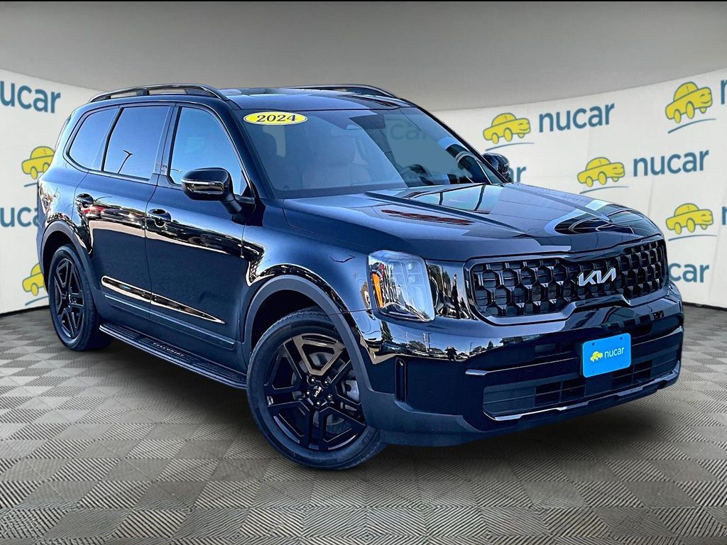 Ebony Black 2024 Kia Telluride SUV / Crossover All-Wheel Drive 8-Speed Automatic