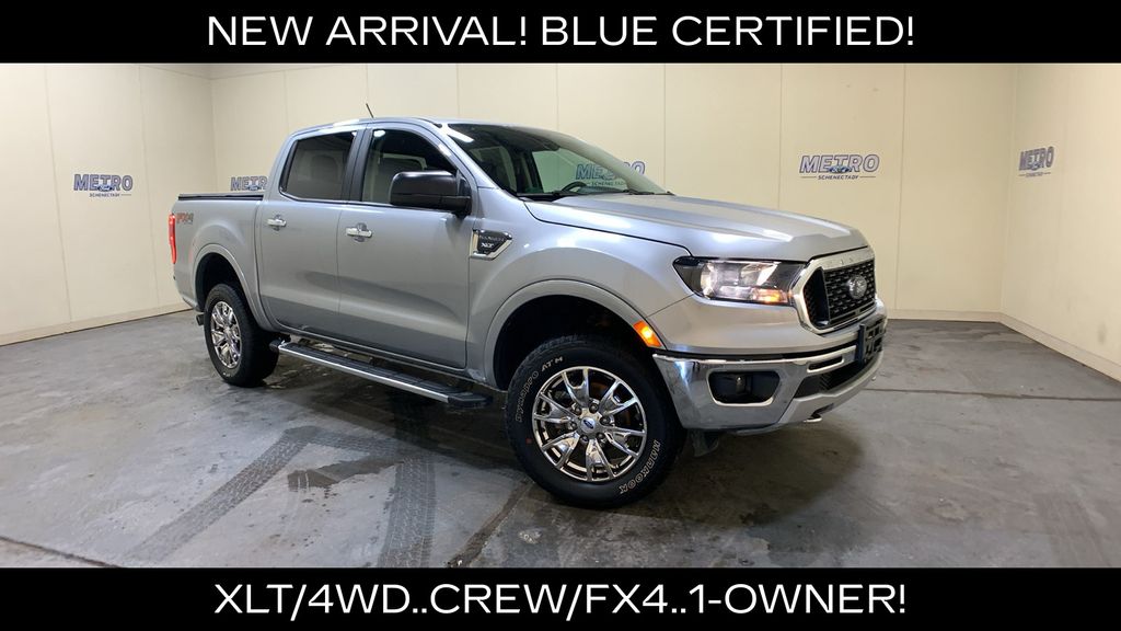 Silver Metallic 2020 Ford Ranger Pickup Truck Four-Wheel Drive Automatic