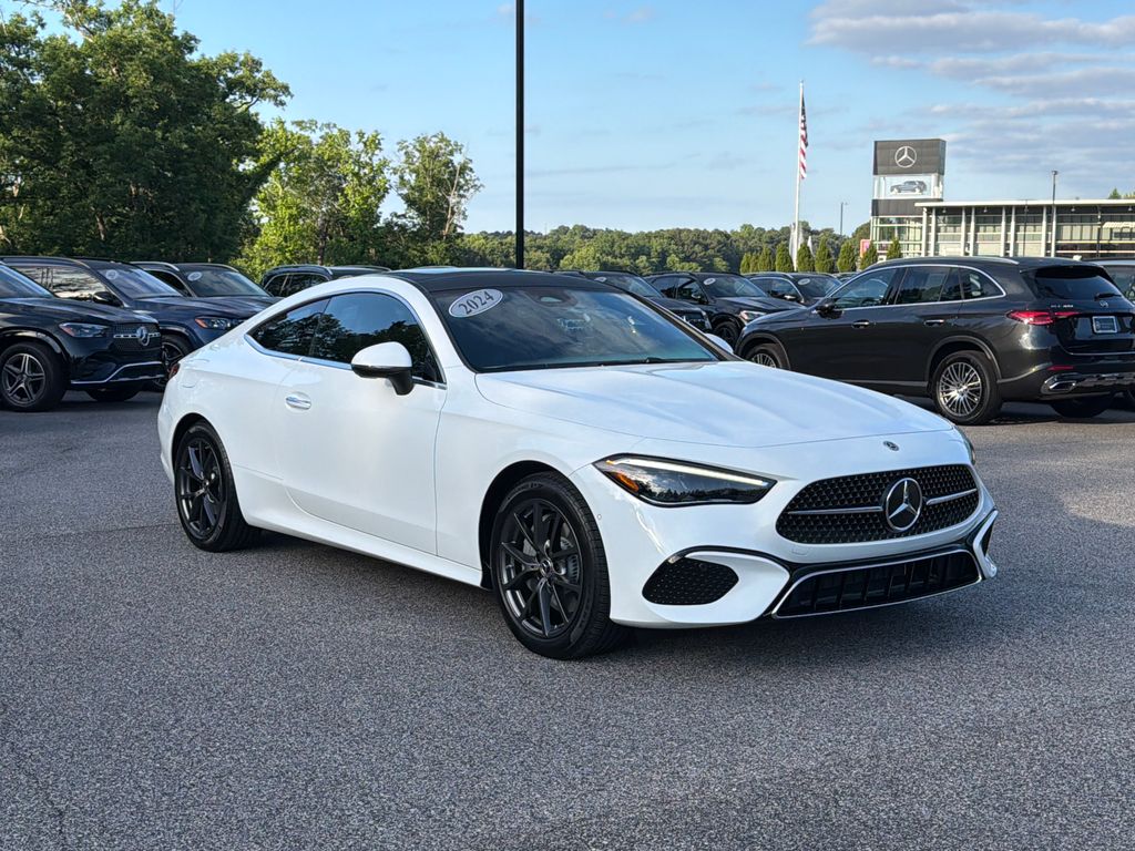 Polar White 2024 Mercedes-Benz CLE Coupe All-Wheel Drive 9-Speed Automatic
