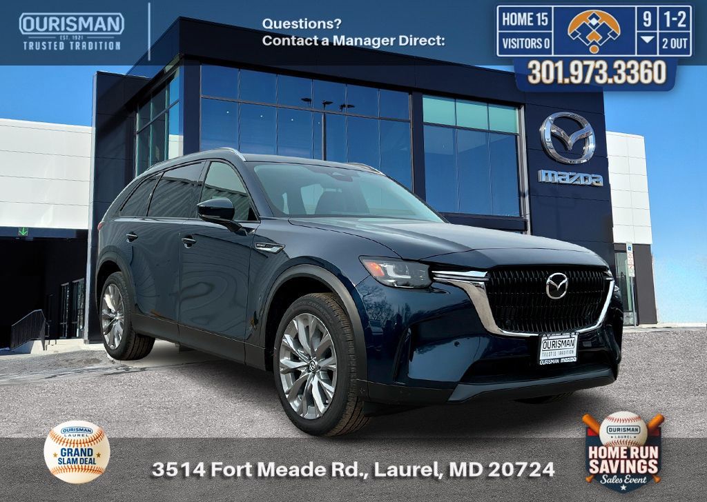 Crystal Blue 2026 Mazda CX-90 3.3 Turbo Preferred AWD SUV / Crossover All-Wheel Drive 8-Speed Automatic