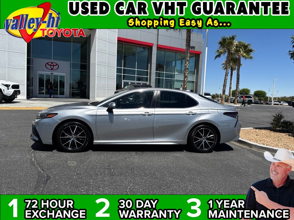Celestial Silver Metallic 2021 Toyota Camry Sedan Front-Wheel Drive 8-Speed Automatic