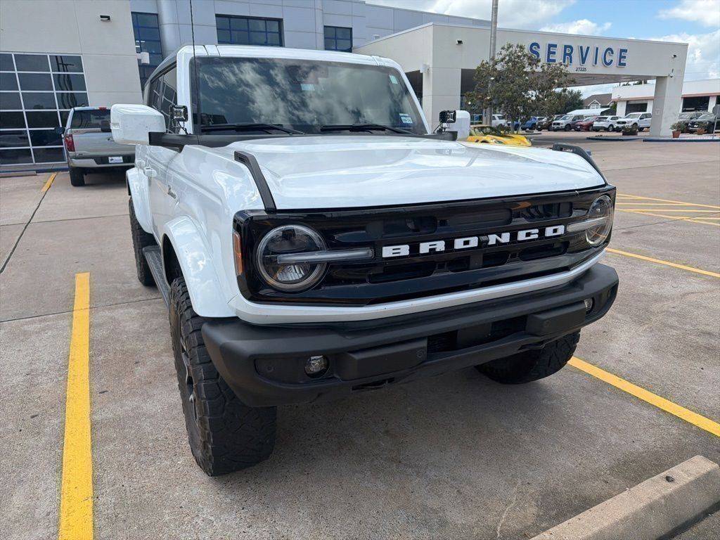 2023 Ford Bronco Outer Banks White at DeMontrond Mazda
