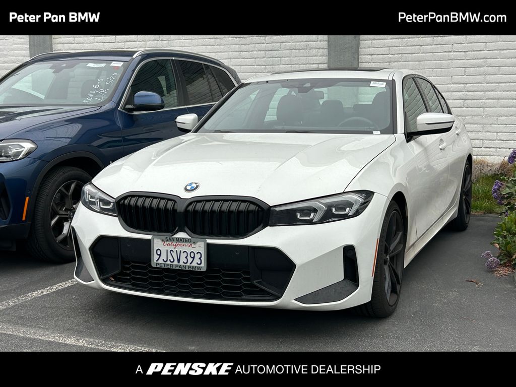 Alpine White 2024 BMW 3 Series 330i RWD Sedan Rear-Wheel Drive 8-Speed Automatic