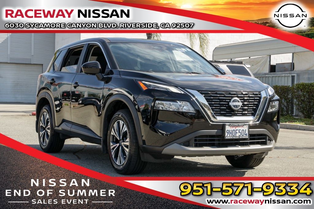 Super Black 2023 Nissan Rogue SUV / Crossover Front-Wheel Drive Continuously Variable Transmission