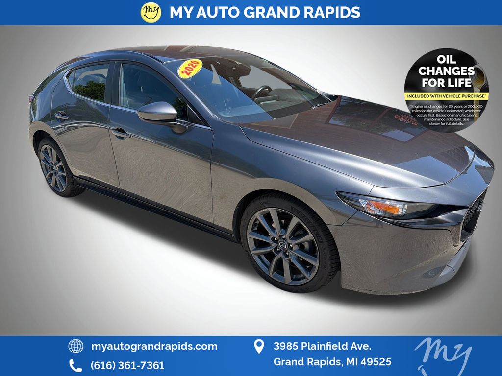 Machine Gray Metallic 2020 Mazda MAZDA3 Hatchback Front-Wheel Drive 6-Speed Automatic