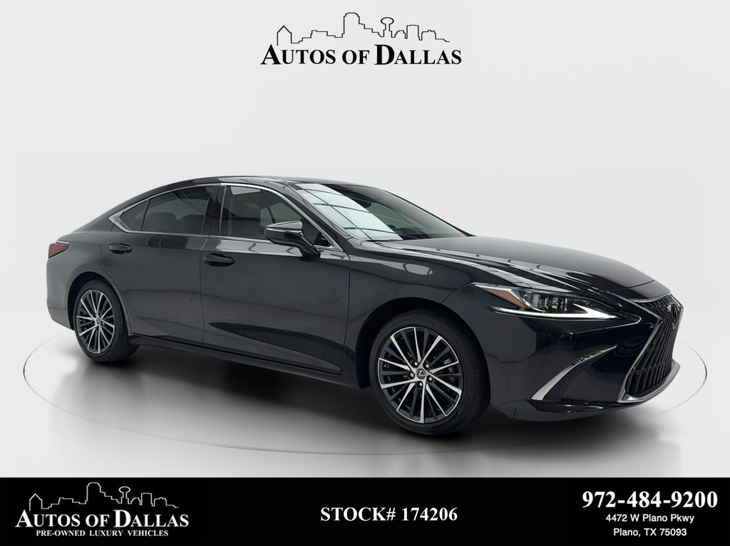 Black (Caviar) 2024 Lexus ES Sedan Front-Wheel Drive 8-Speed Automatic